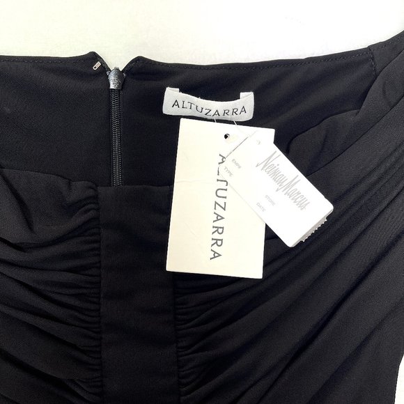 NWT AucAltuzarra Imogene Ruched Off-the-Shoulder Midi Dress